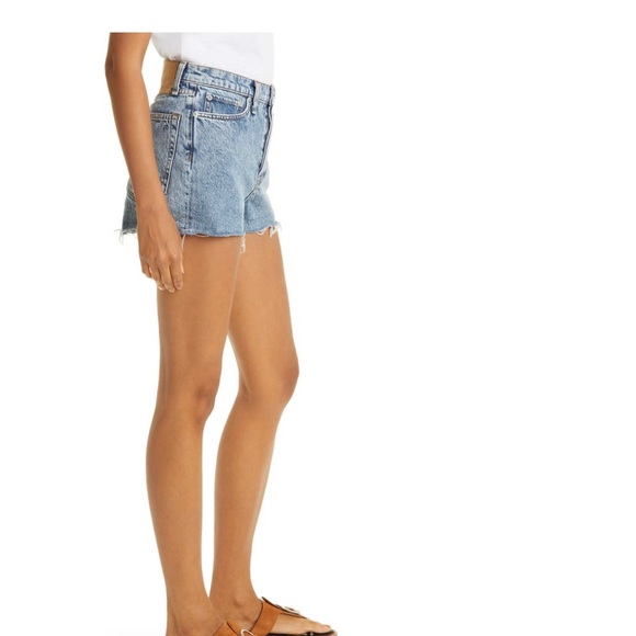 Rag & Bone Maya Calypso High Rise Shorty Jean Short Size 31 NEW - Picture 3 of 16